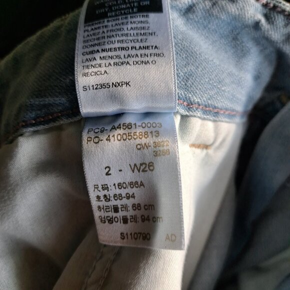 🩵Women's Light Blue Denim Shorts from Levi's Denizen Size Waist 29" - Picture 9 of 9